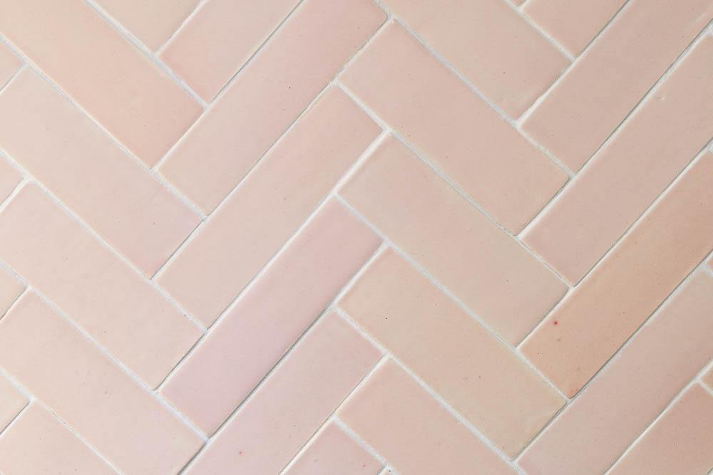 Blush Pink Handmade Tiles | Floors of Stone