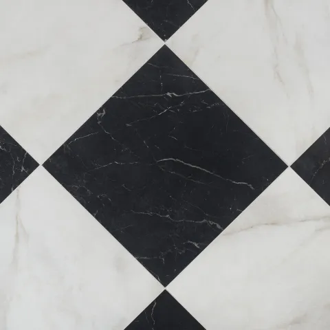 Antique chequer marble porcelain sample